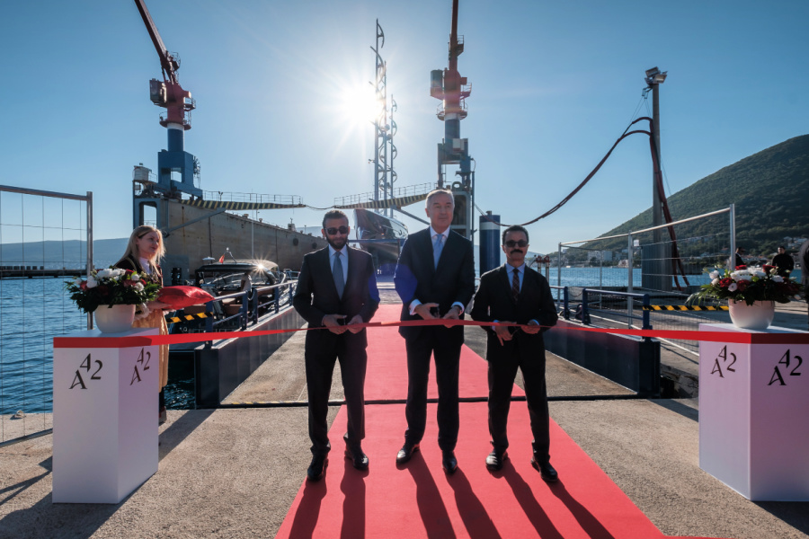 https://www.drydocks.gov.ae/cmsAdriatic42, a mega yacht yard in Bijela, Montenegro, is officially operational